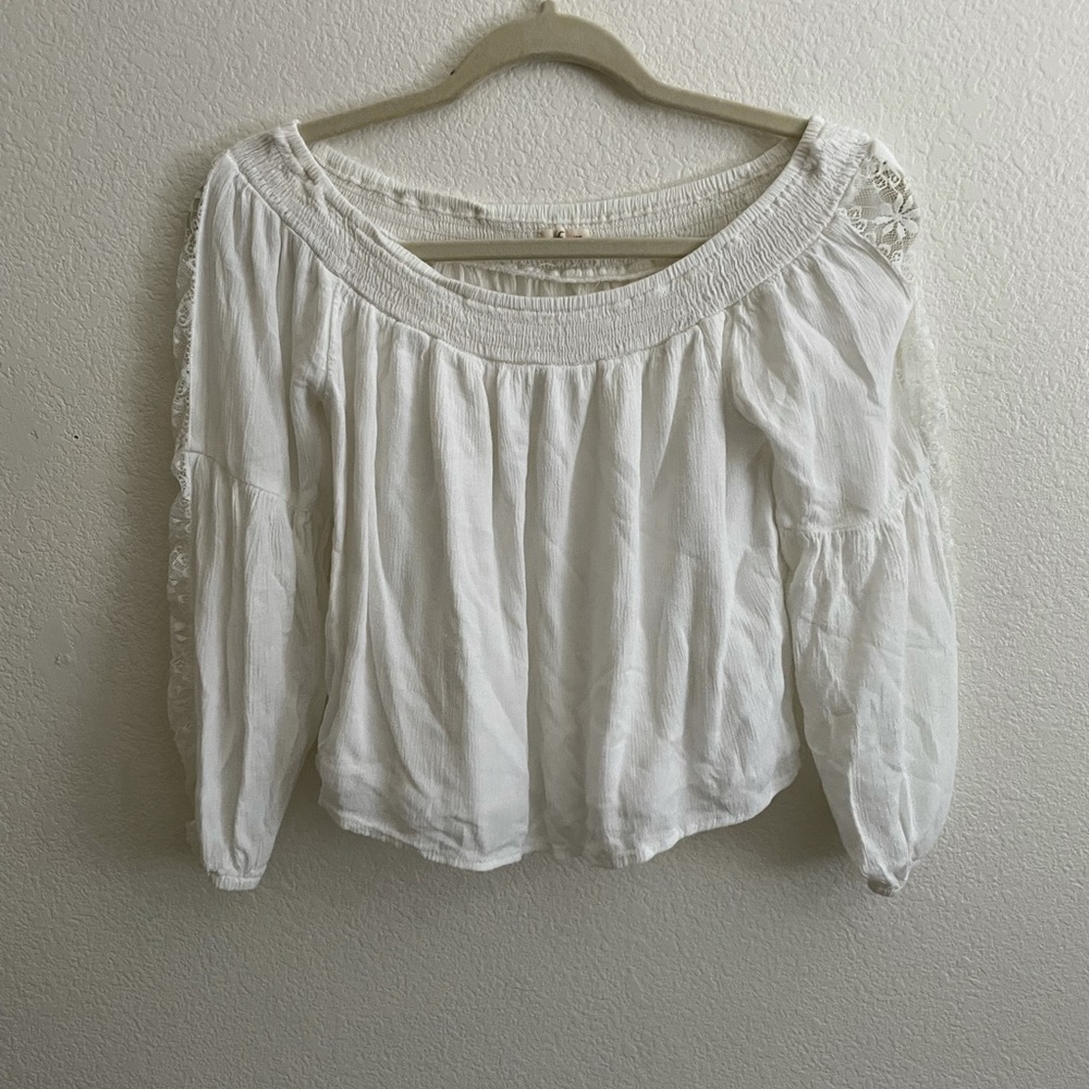 Hollister Off the Shoulder Blouse